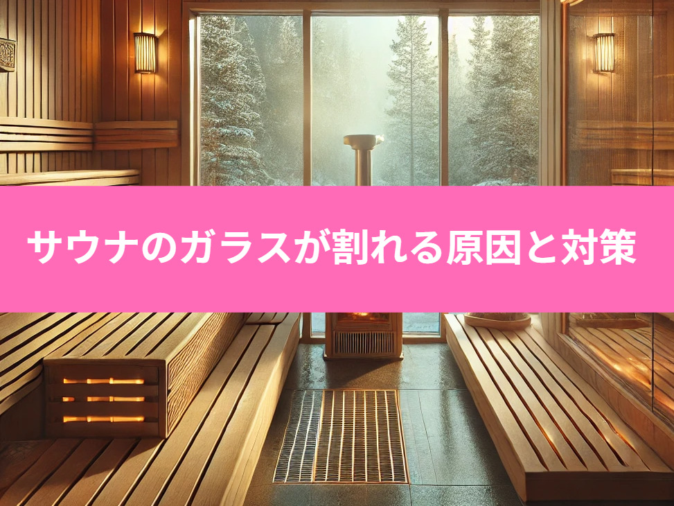 サウナのガラスが割れる原因と対策