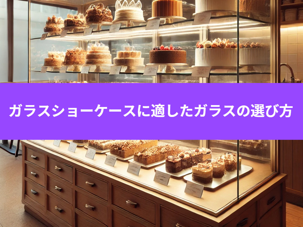 ガラスショーケースに適したガラスの選び方